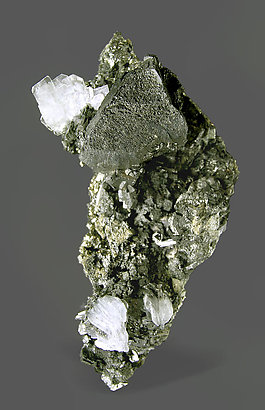 Tennantite with Baryte and Pyrite.