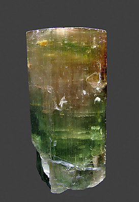 Doubly terminated Elbaite. Front