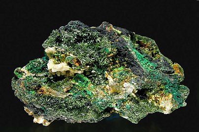 Olivenite with Malachite. 