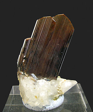 Brookite with Quartz.