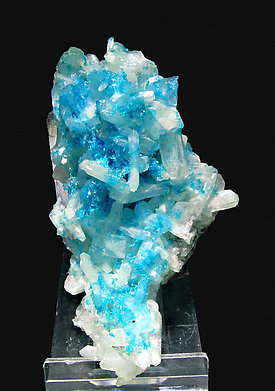 Cavansite on Stilbite. 