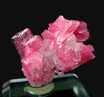 Rhodonite with Quartz. Rear