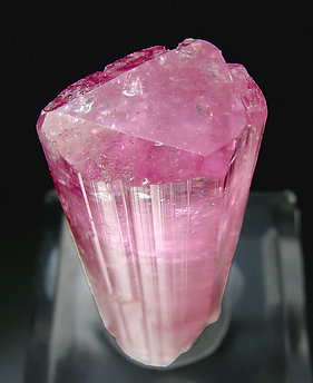 Elbaite (Rubellite). Top