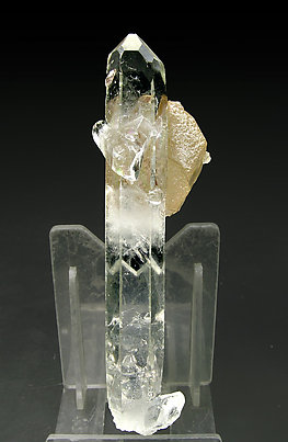 Dolomite with doubly terminated Quartz. Rear