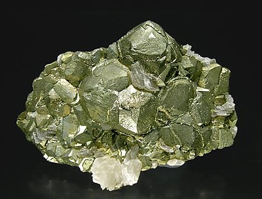 Pyrite with Calcite.