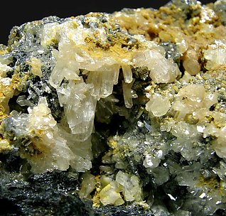 Cerussite with Galena. 