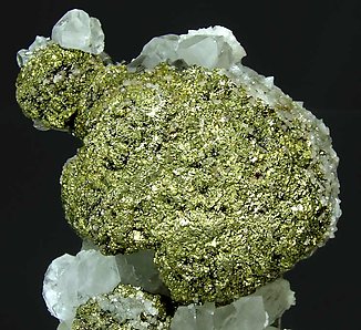 Chalcopyrite with Quartz and Calcite. 