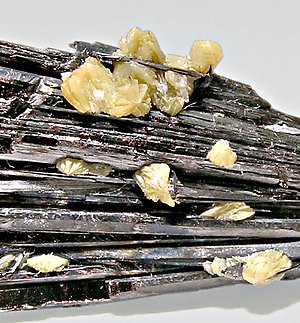 Kermesite with Valentinite. 