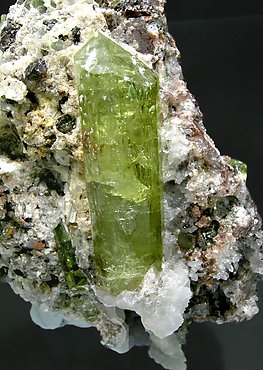 Fluorapatite with Quartz (Chalcedony) and Calcite. 