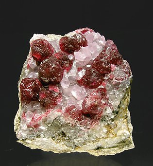 Talmessite with Calcite. 