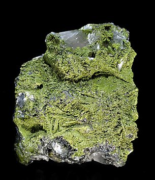 Mottramite with Calcite.