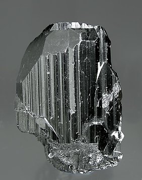 Ferberite with Quartz. Side