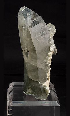 Smoky Quartz with Feldspar. Side