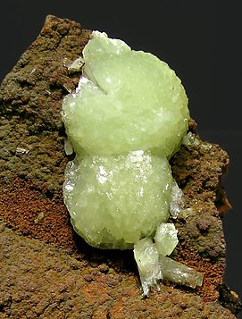 Adamite on Limonite. 