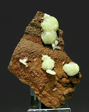 Adamite on Limonite. 