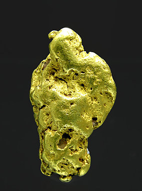 Gold (nugget). Front