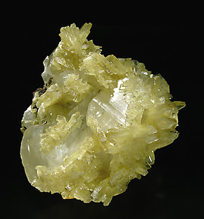 Baryte with Calcite. Side