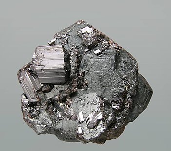 Rutile and Hematite pseudomorph after Ilmenite. Front