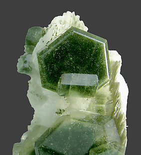 Fluorapatite with Albite and Muscovite. 