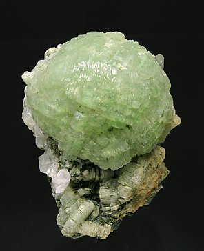 Prehnite with Epidote and Quartz.