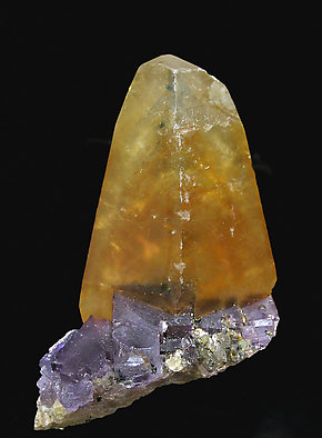 Calcite with Fluorite. 