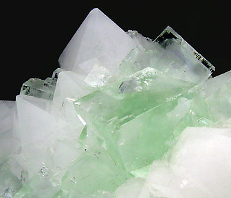 Fluorite with Quartz. 