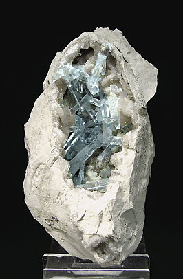 Celestine with Calcite.