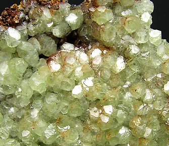 Smithsonite with Cuprite inclusions. 