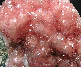 Rhodochrosite with Gypsum. 