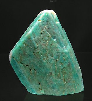 Microcline (variety amazonite) "whitecap".