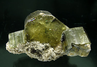 Fluorapatite with Muscovite. Rear