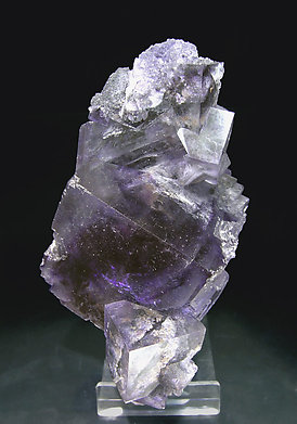 Fluorite with inclusions. Front