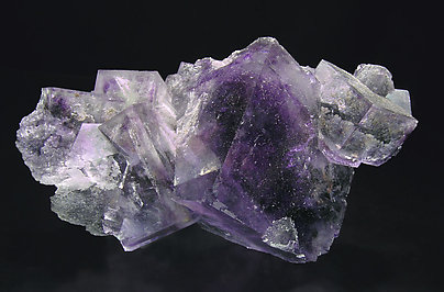 Fluorite with inclusions. Side