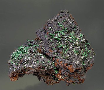 Olivenite with Malachite.