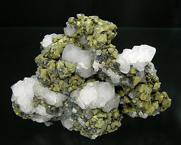 Tetrahedrite with Chalcopyrite and Quartz.