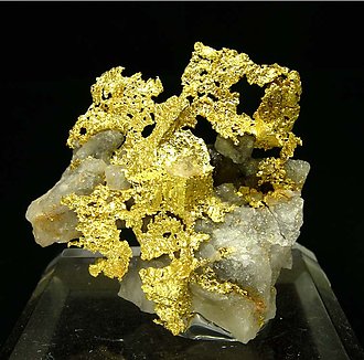 Gold on Quartz.