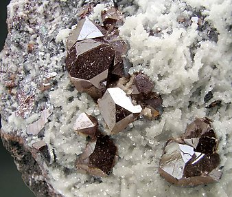 Cuprite with Dolomite. 