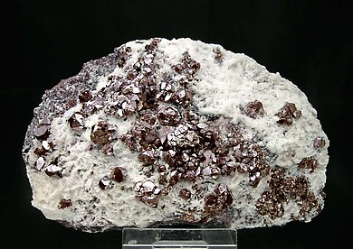 Cuprite with Dolomite. Front