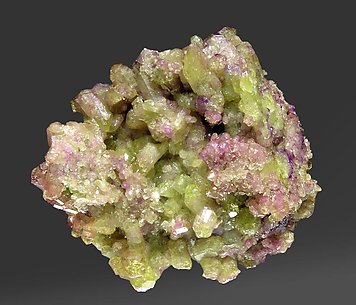 Vesuvianite with Diopside. Rear