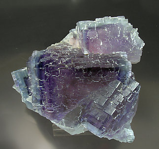 Fluorite with Quartz. Top