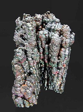 Iridescent Goethite. Rear