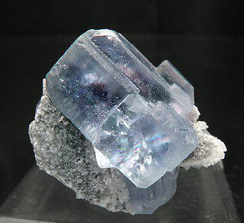 Fluorite with Quartz. 