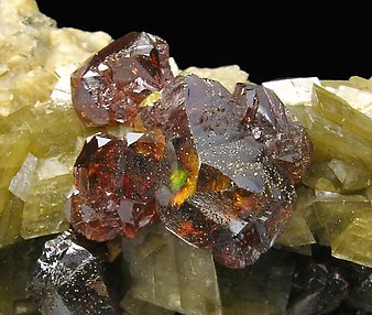 Sphalerite with Siderite. 