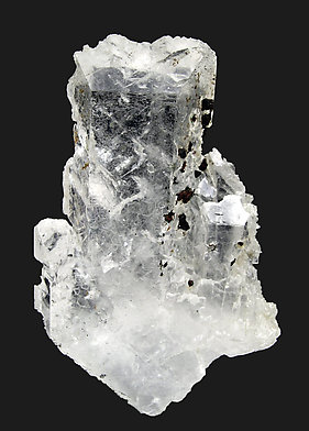 Baryte with Chalcopyrite. Rear