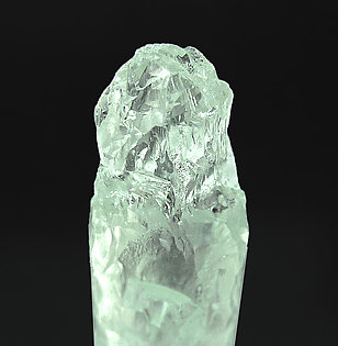 Doubly terminated Beryl (variety aquamarine). Top