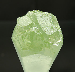 Doubly terminated Beryl (variety aquamarine). Top