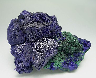 Azurite with Malachite. 