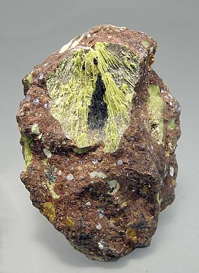 Nontronite (variety calcian) with Hollandite.