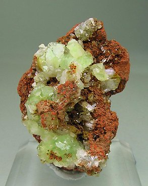 Adamite on Limonite. 