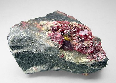 Cinnabar with Baryte.